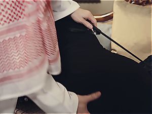 Arab wifey punished by mischievous husband
